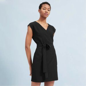 Everlane GoWeave Short Sleeve Mini Wrap Dress